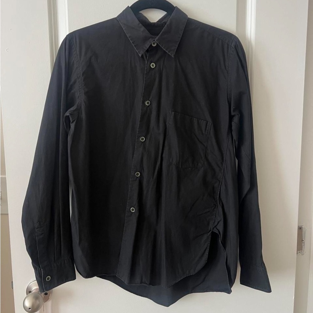 Comme des garçons black button up